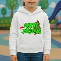 Merry Christmas Festive Holiday Kids Hoodie thumb 3