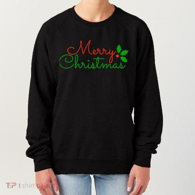 Merry Christmas Festive Logo Women's Sweatshirt