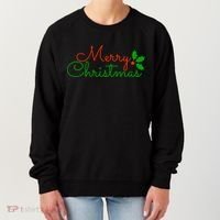 Merry Christmas Festive Logo Women's Sweatshirt thumb 0