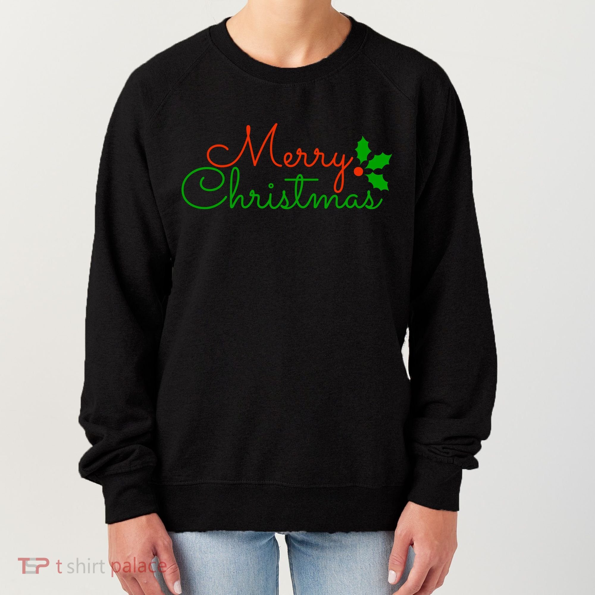 Merry Christmas Festive Logo Women's Sweatshirt