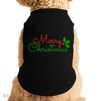 Merry Christmas Festive Logo Doggie Tank thumb 0