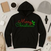 Merry Christmas Festive Logo Hoodie thumb 3