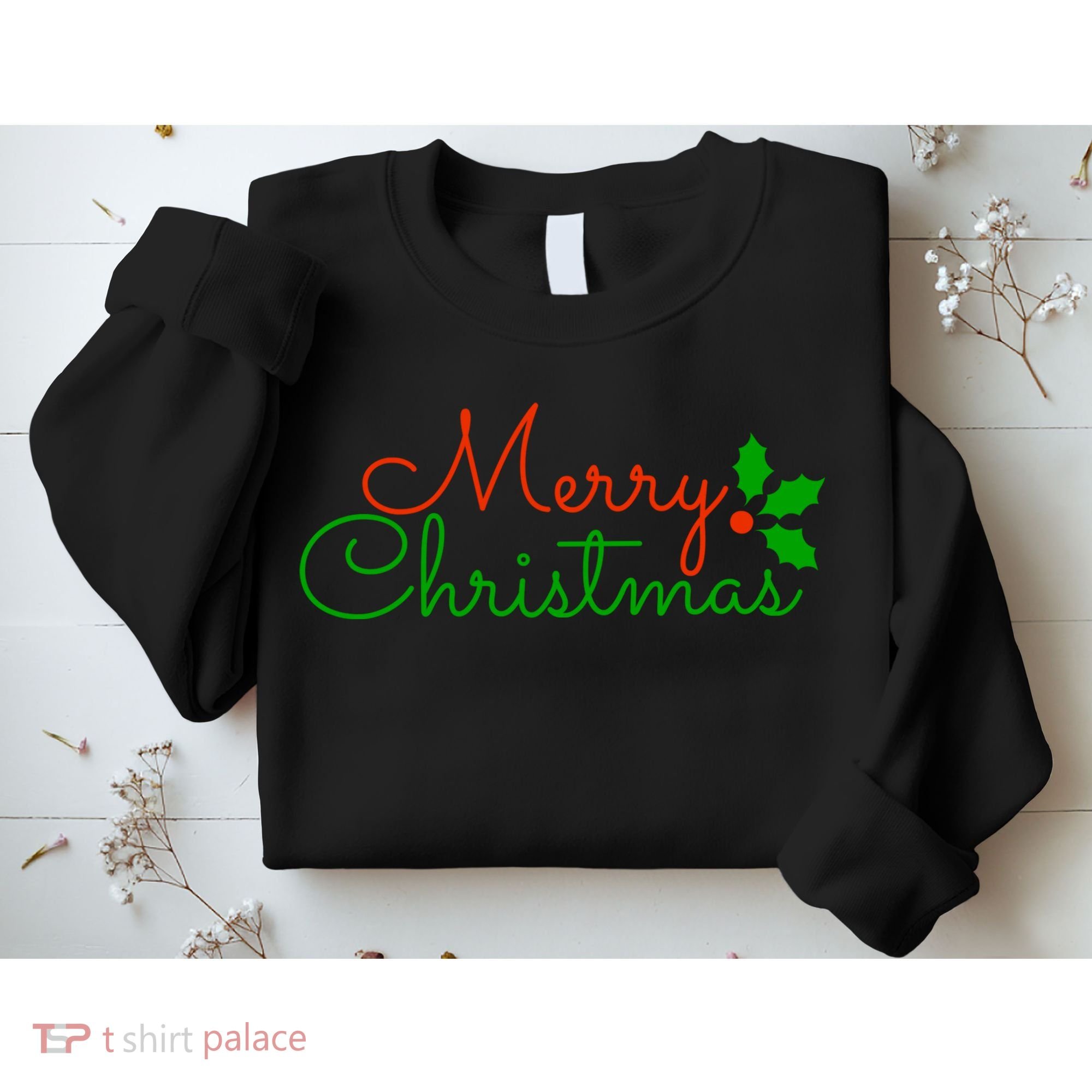 Merry Christmas Festive Logo Sweatshirt