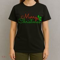 Merry Christmas Festive Logo T-Shirt thumb 4