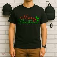 Merry Christmas Festive Logo T-Shirt thumb 6