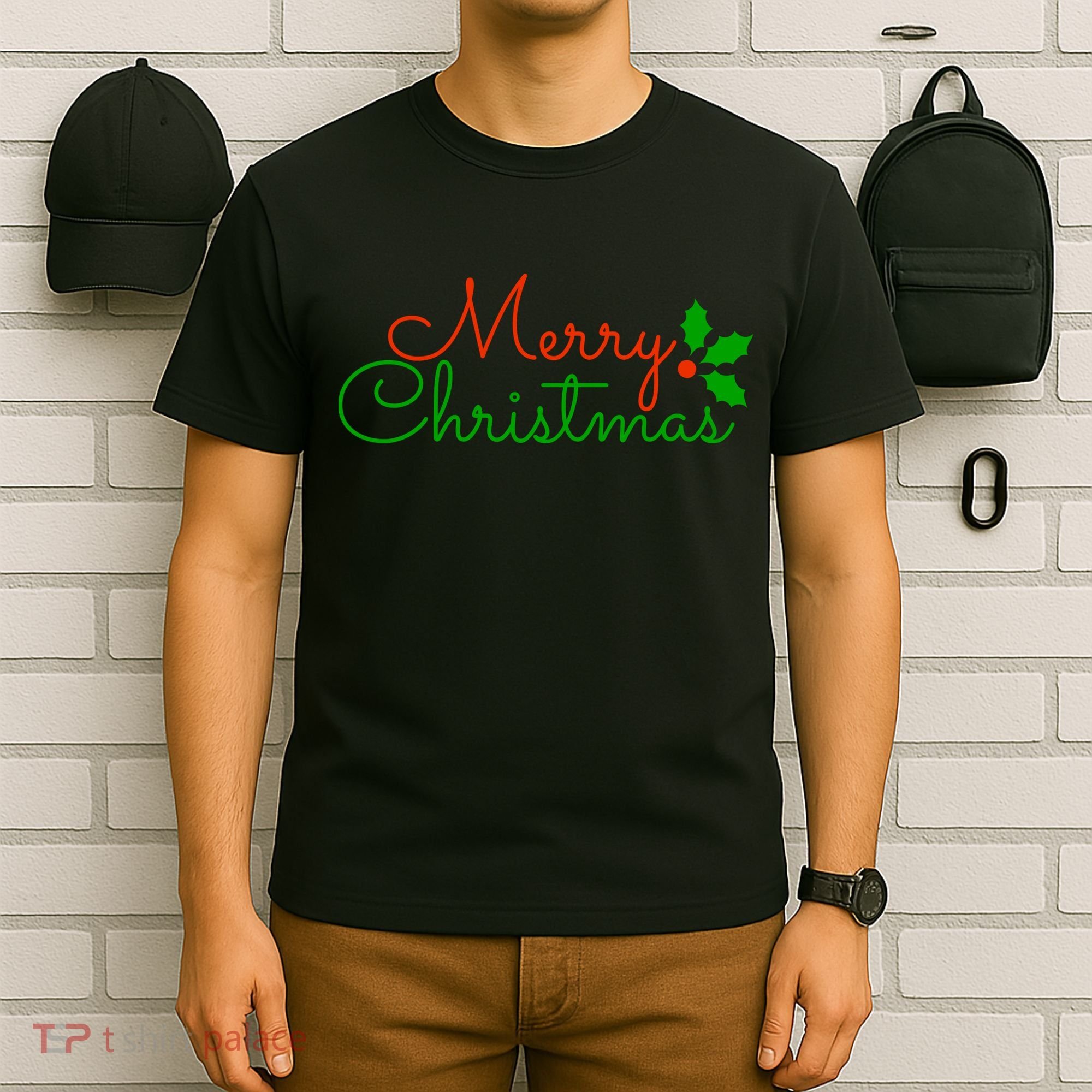 Merry Christmas Festive Logo T-Shirt