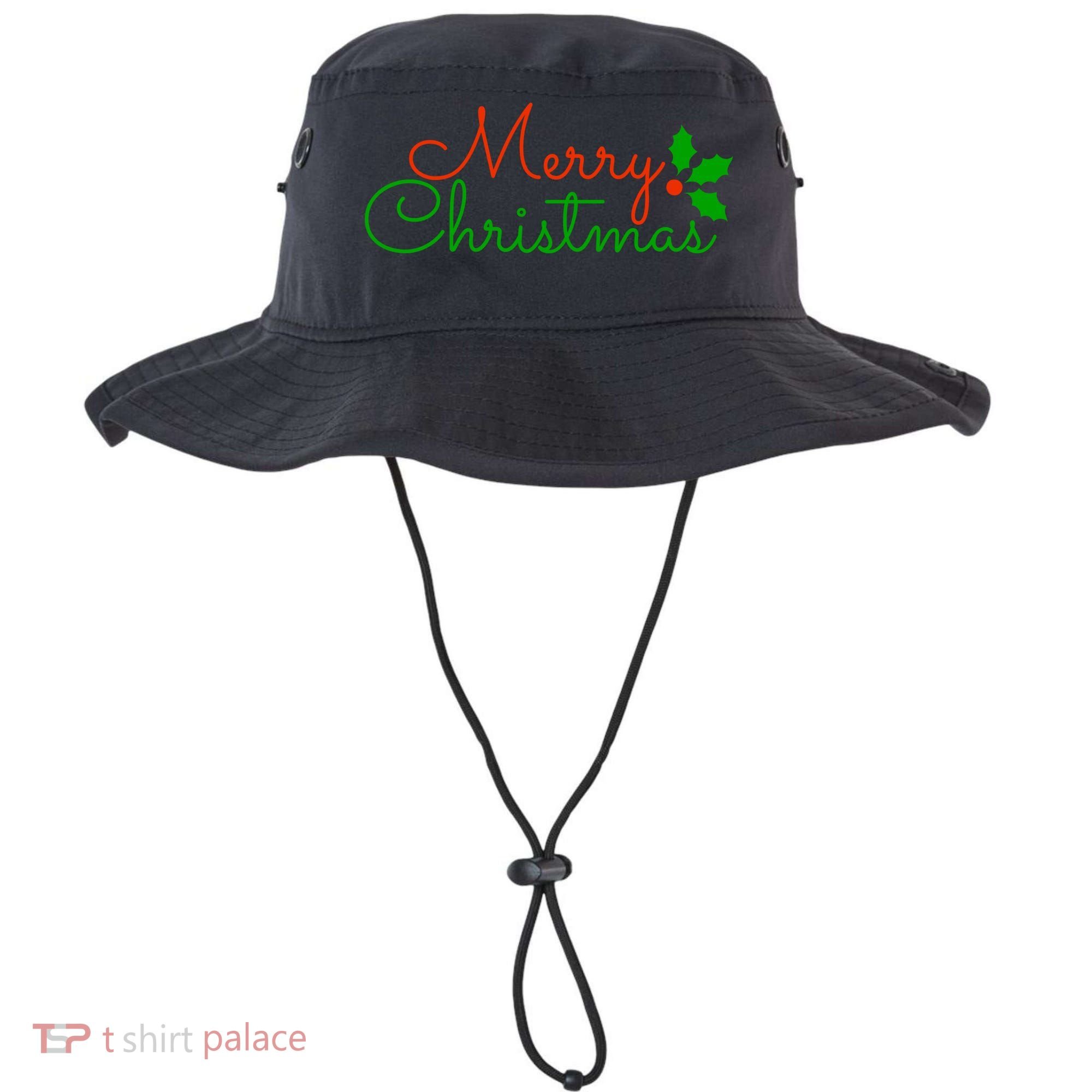 Merry Christmas Festive Logo Bucket Hat