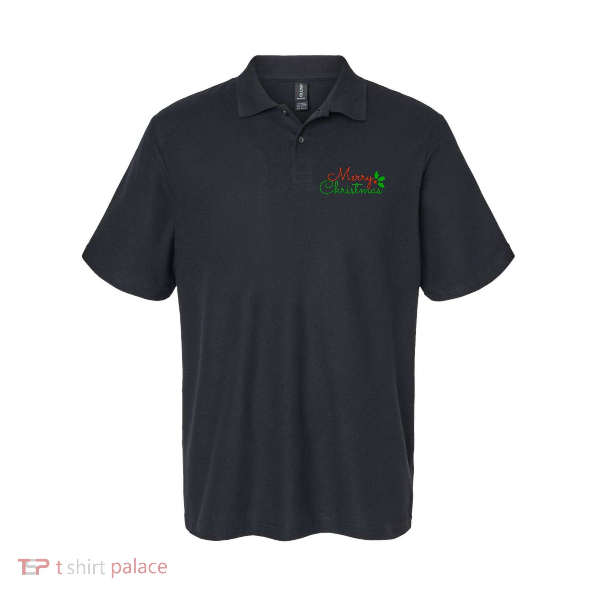 Merry Christmas Festive Logo Polo