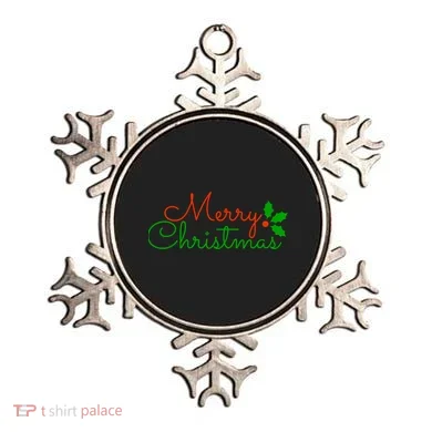 Merry Christmas Festive Logo Ornament