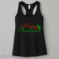 Merry Christmas Festive Logo Women's Tank Top thumb 3