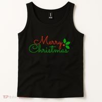 Merry Christmas Festive Logo Tank Top thumb 2