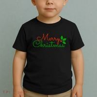 Merry Christmas Festive Logo Toddler T-Shirt thumb 2