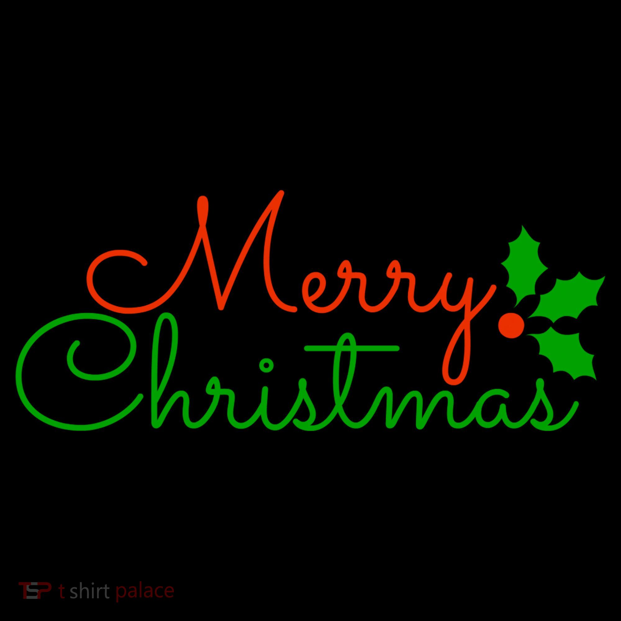 Merry Christmas Festive Logo Toddler T-Shirt