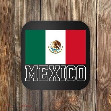 Mexico Country Flag Mexican Fan Coaster