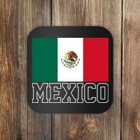 Mexico Country Flag Mexican Fan Coaster thumb 0