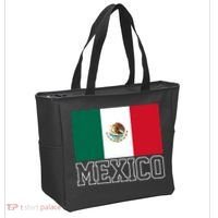 Mexico Country Flag Mexican Fan Tote Bag thumb 2