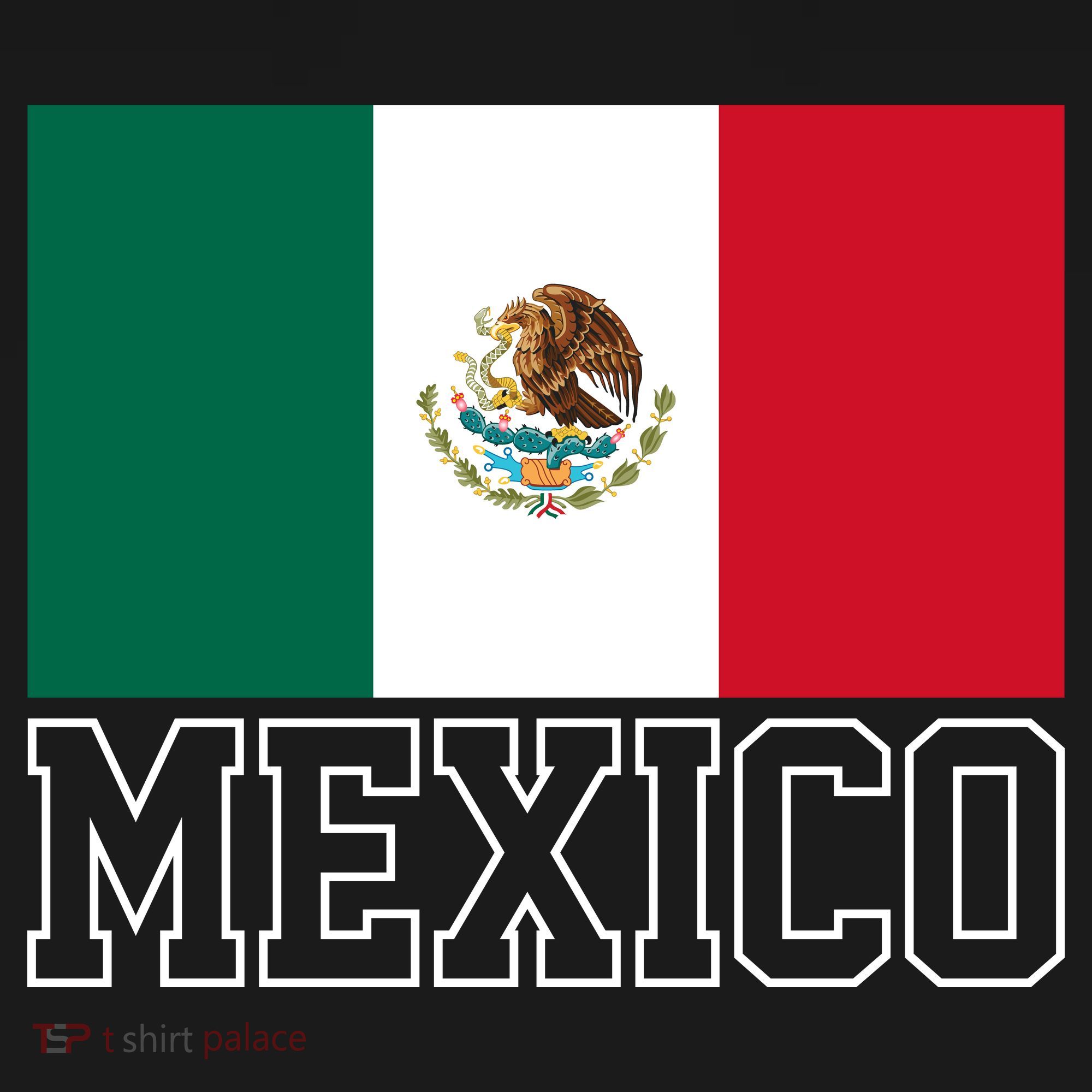 Mexico Country Flag Mexican Fan Tote Bag