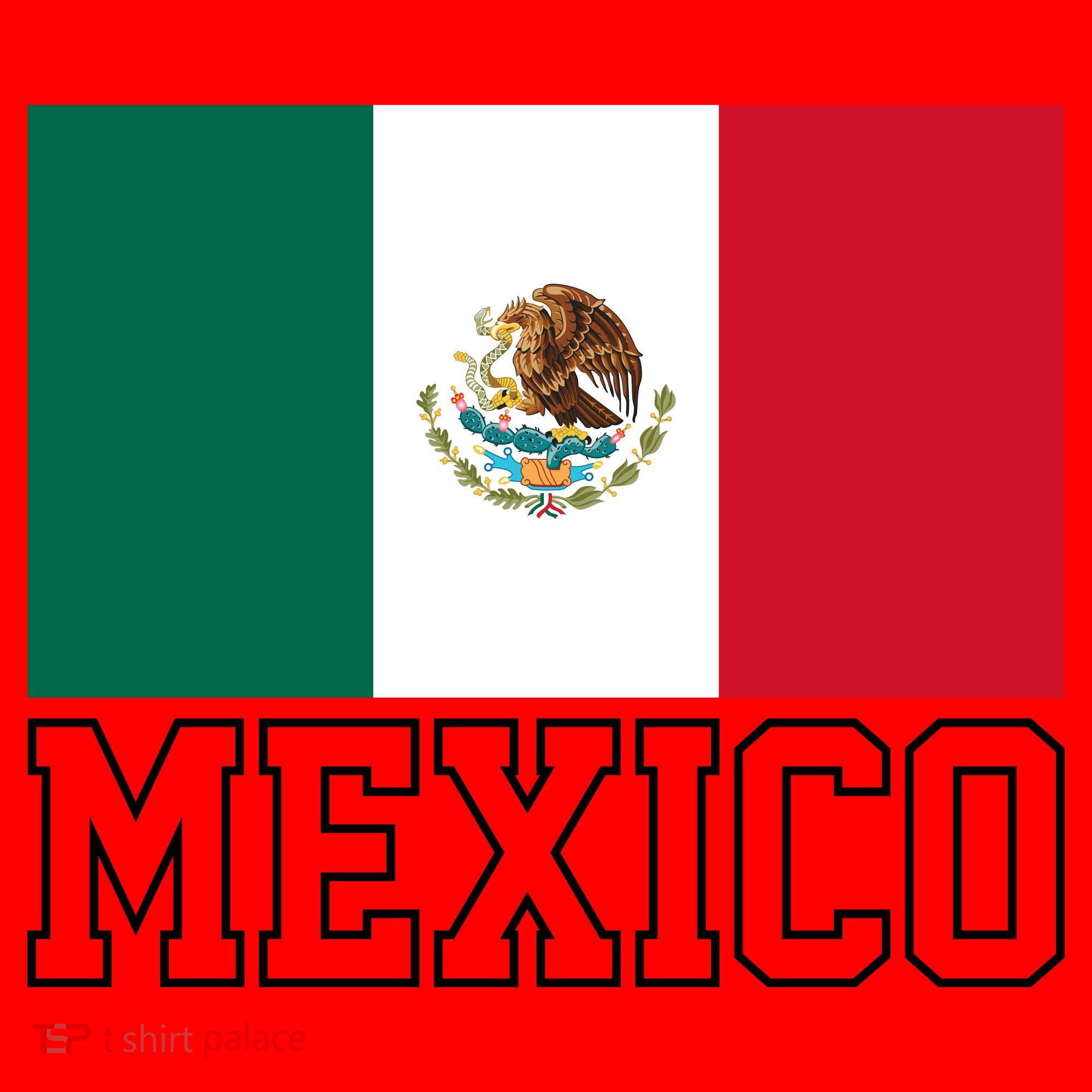Mexico Country Flag Mexican Fan Santa Hat