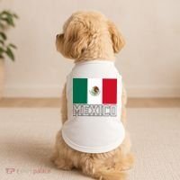 Mexico Country Flag Mexican Fan Doggie Tank thumb 2