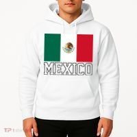 Mexico Country Flag Mexican Fan Hoodie thumb 2