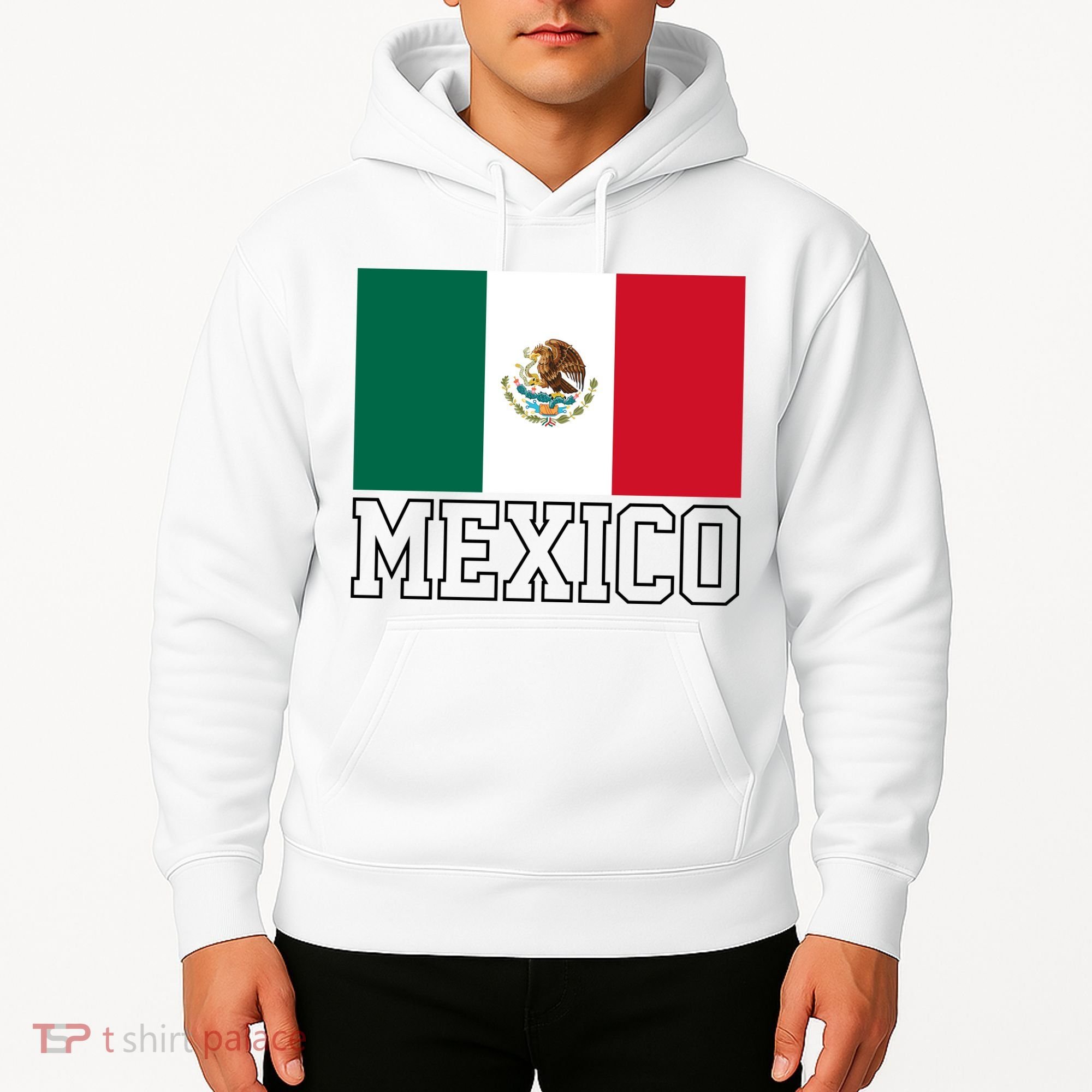 Mexico Country Flag Mexican Fan Hoodie