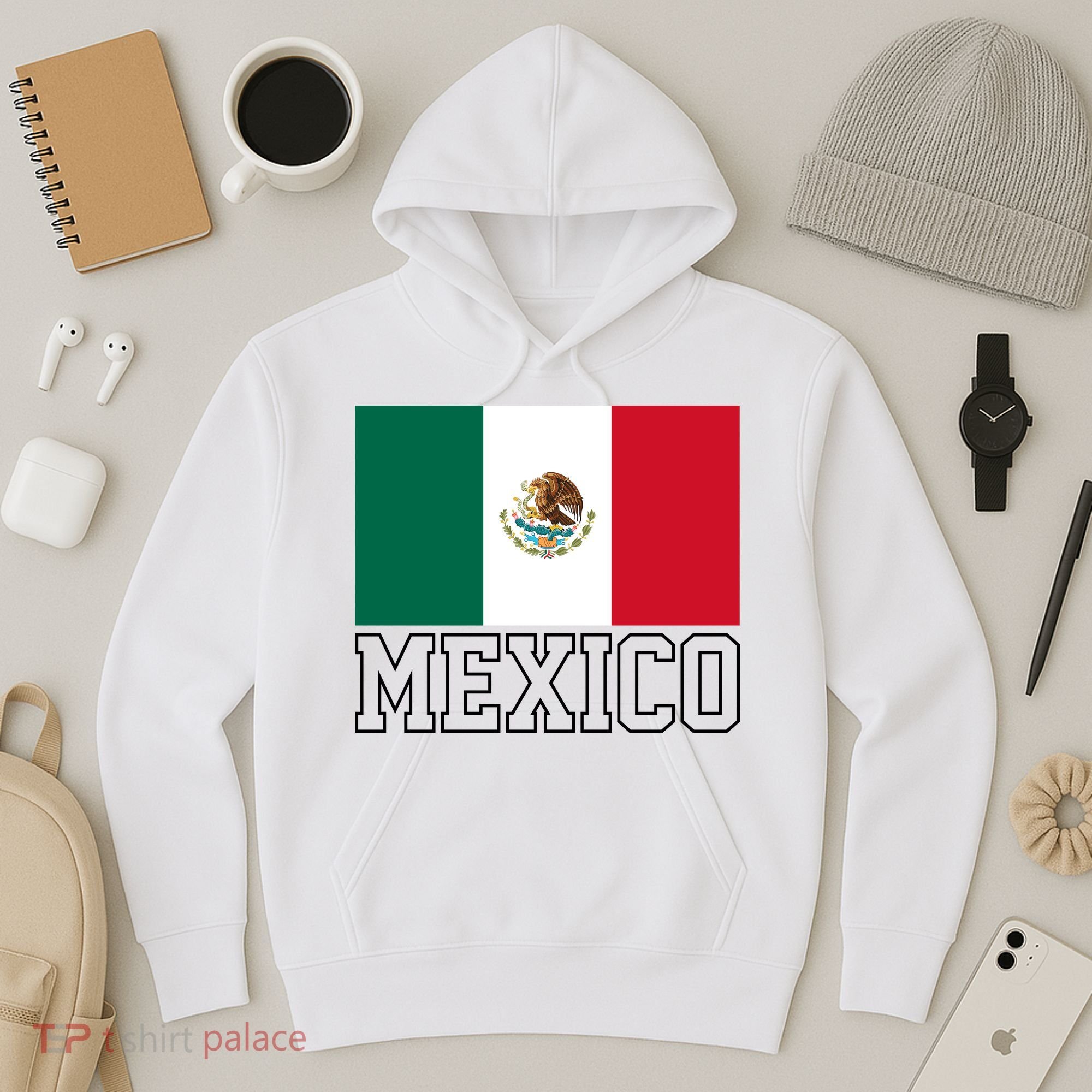Mexico Country Flag Mexican Fan Hoodie