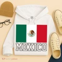 Mexico Country Flag Mexican Fan Hoodie thumb 4