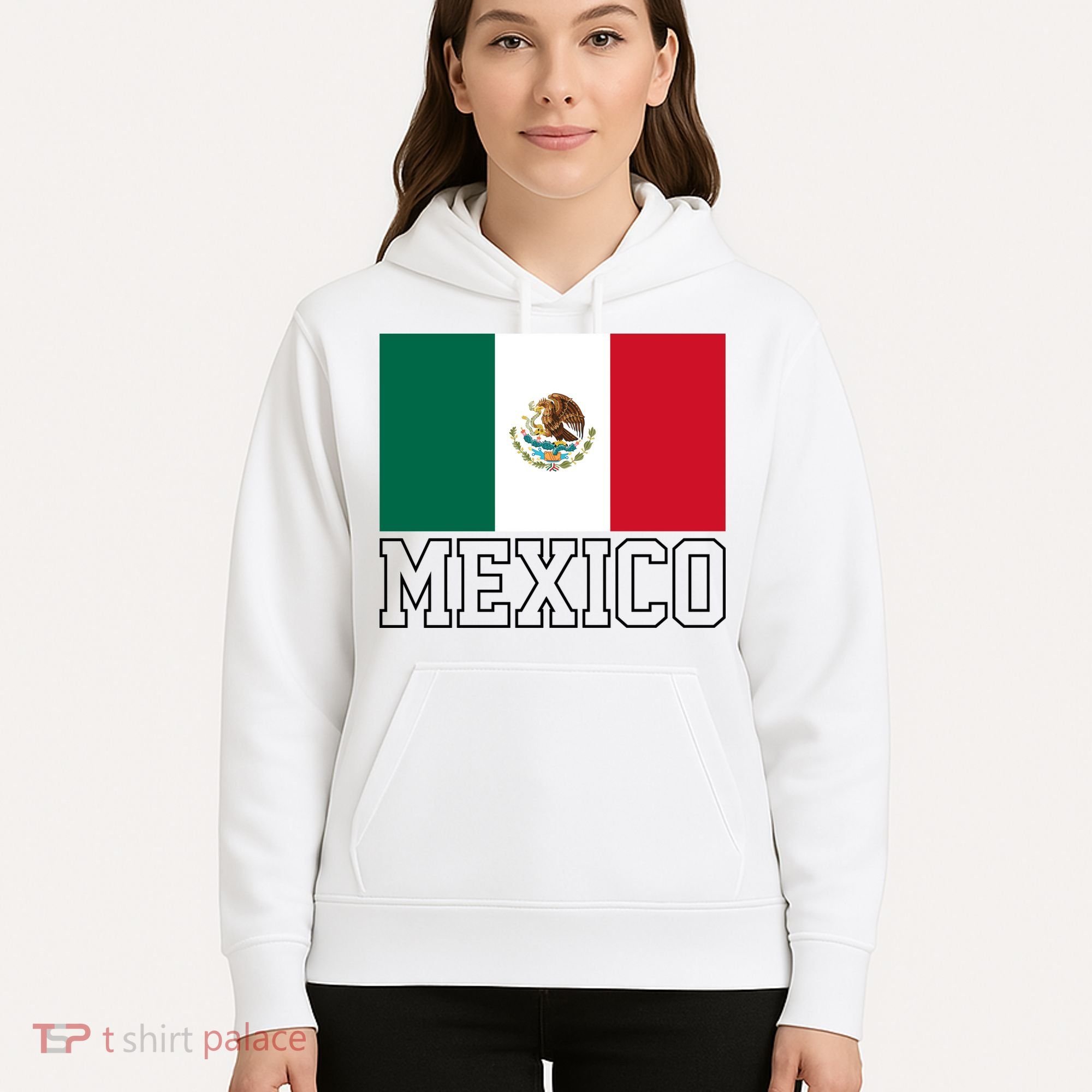Mexico Country Flag Mexican Fan Hoodie