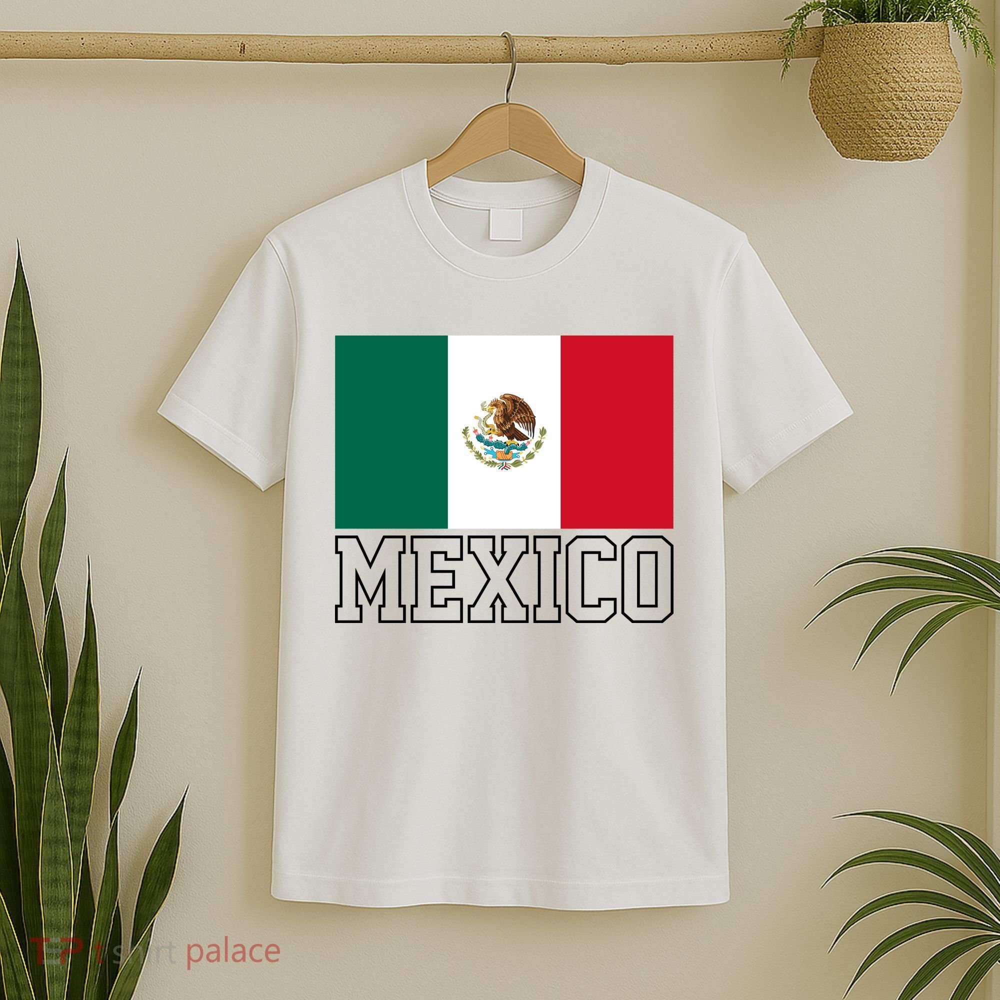 Mexico Country Flag Mexican Fan T-Shirt