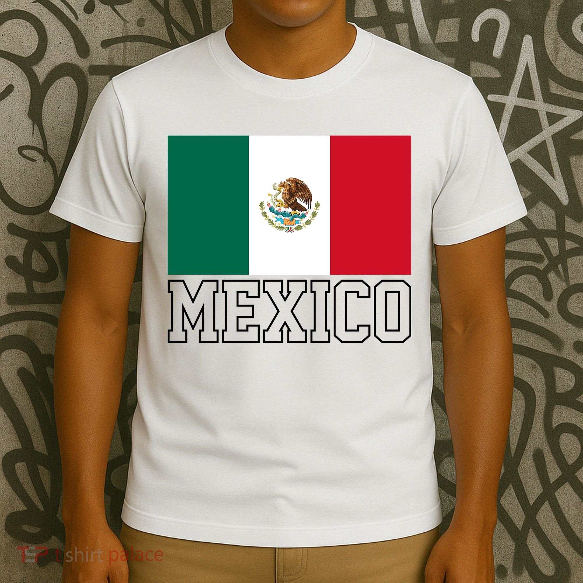 Mexico Country Flag Mexican Fan T-Shirt