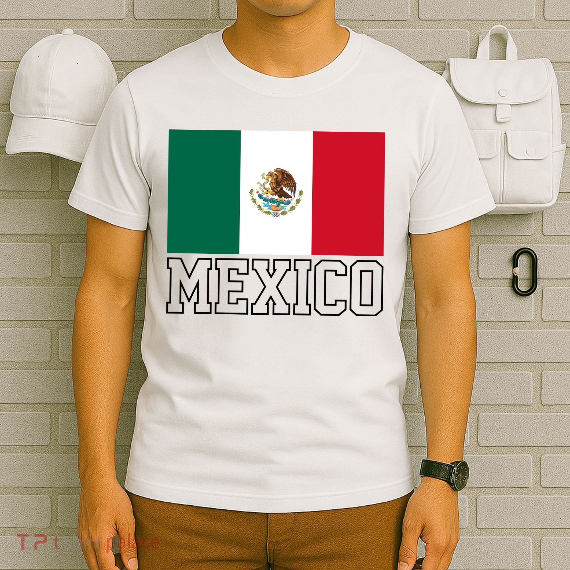 Mexico Country Flag Mexican Fan T-Shirt