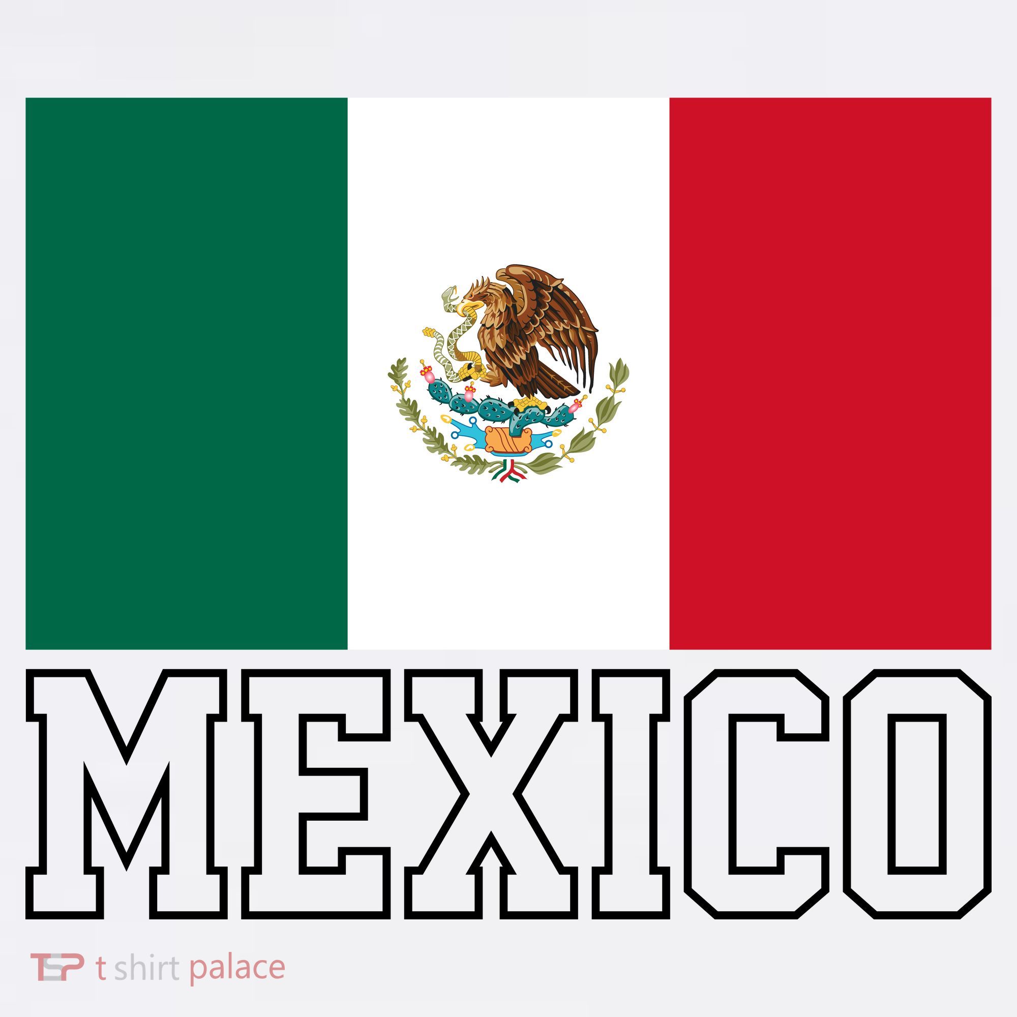 Mexico Country Flag Mexican Fan T-Shirt