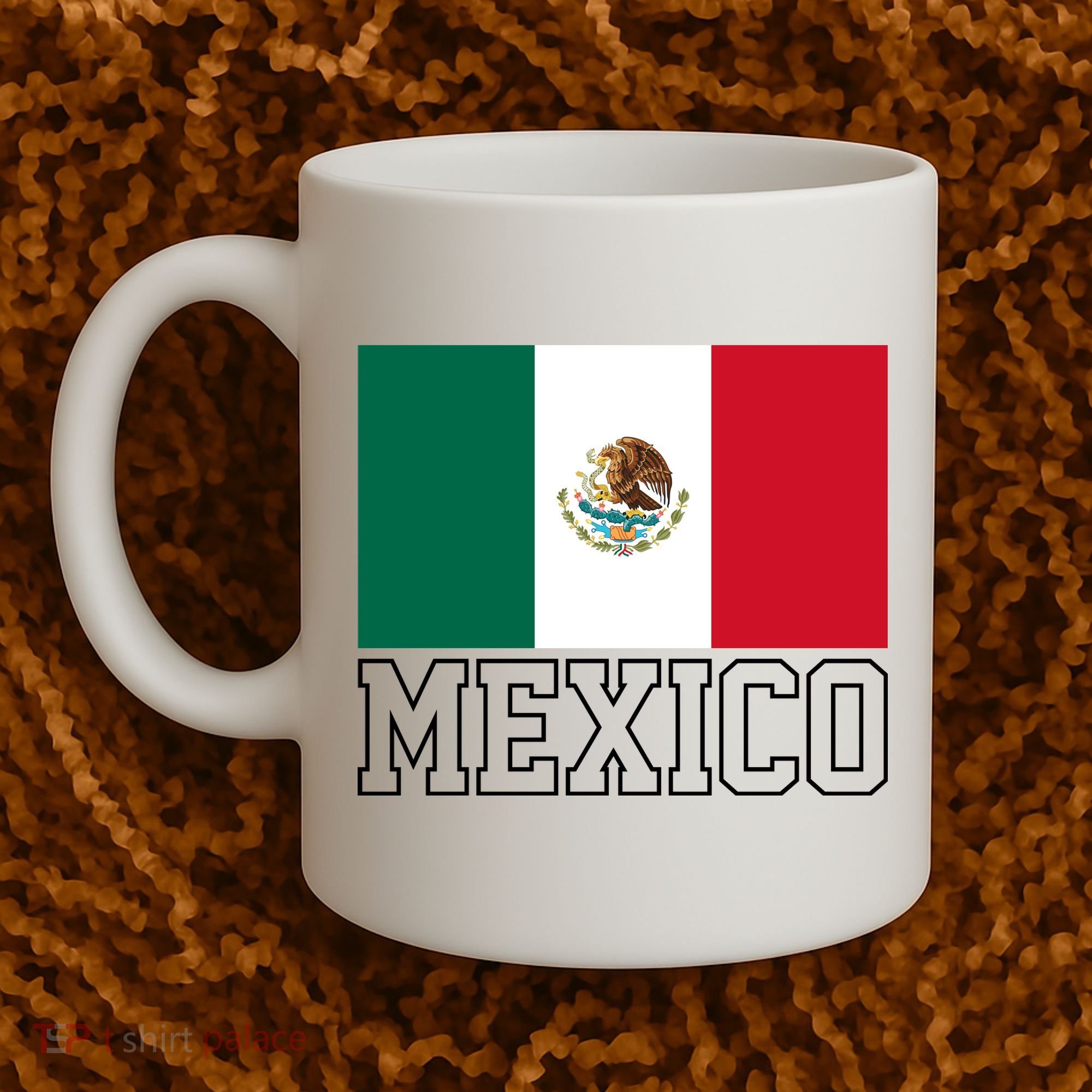 Mexico Country Flag Mexican Fan Coffee Mug