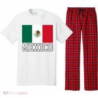 Mexico Country Flag Mexican Fan Pajama Set thumb 0