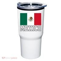Mexico Country Flag Mexican Fan Tumbler thumb 0