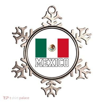Mexico Country Flag Mexican Fan Ornament