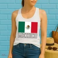 Mexico Country Flag Mexican Fan Women's Tank Top thumb 2