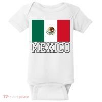 Mexico Country Flag Mexican Fan Baby Bodysuit thumb 0