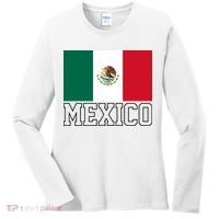 Mexico Country Flag Mexican Fan Women's Long Sleeve Shirt thumb 0
