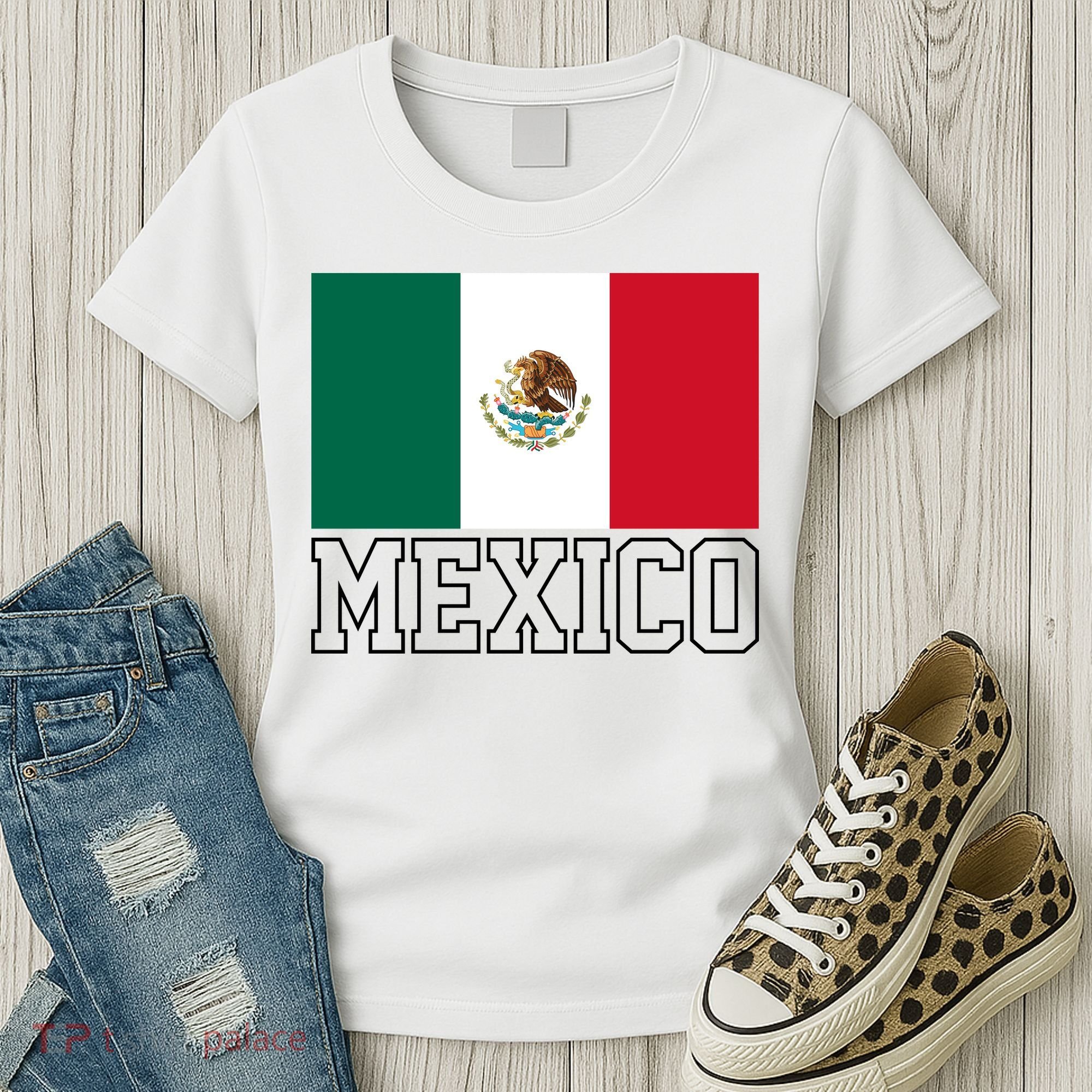Mexico Country Flag Mexican Fan Women's T-Shirt