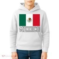 Mexico Country Flag Mexican Fan Kids Hoodie thumb 4