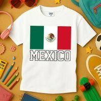 Mexico Country Flag Mexican Fan Kids T-Shirt thumb 3