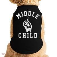 Middle Child Funny Offensive Adult Humor Finger Doggie Tank thumb 0
