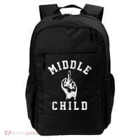 Middle Child Funny Offensive Adult Humor Finger Backpack thumb 0