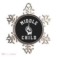 Middle Child Funny Offensive Adult Humor Finger Ornament thumb 0