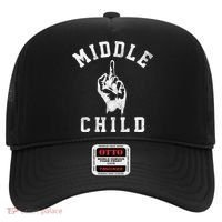 Middle Child Funny Offensive Adult Humor Finger Hat thumb 0