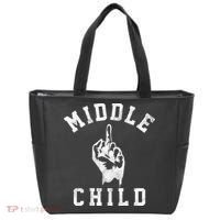 Middle Child Funny Offensive Adult Humor Finger Tote Bag thumb 0