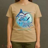 Marlin Country Florida Keys, Saltwater Fishing Tee T-Shirt thumb 4