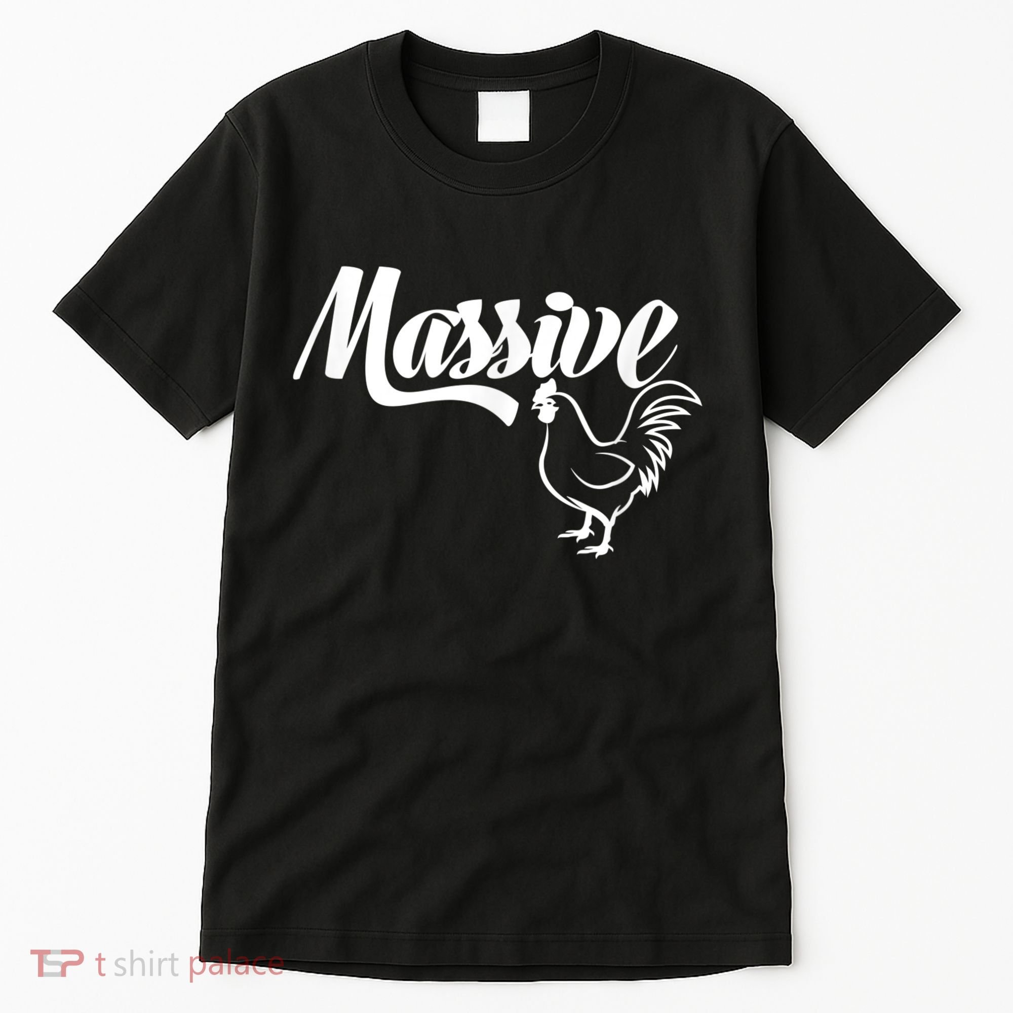 Massive Cock Funny Rooster And Cockerel Chicken Tall T-Shirt