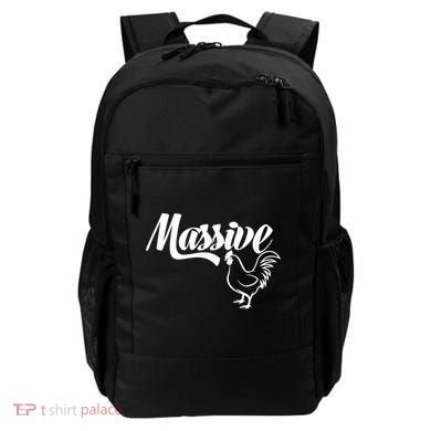 Massive Cock Funny Rooster And Cockerel Chicken Backpack